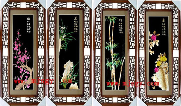 梅蘭竹菊(圖1)
