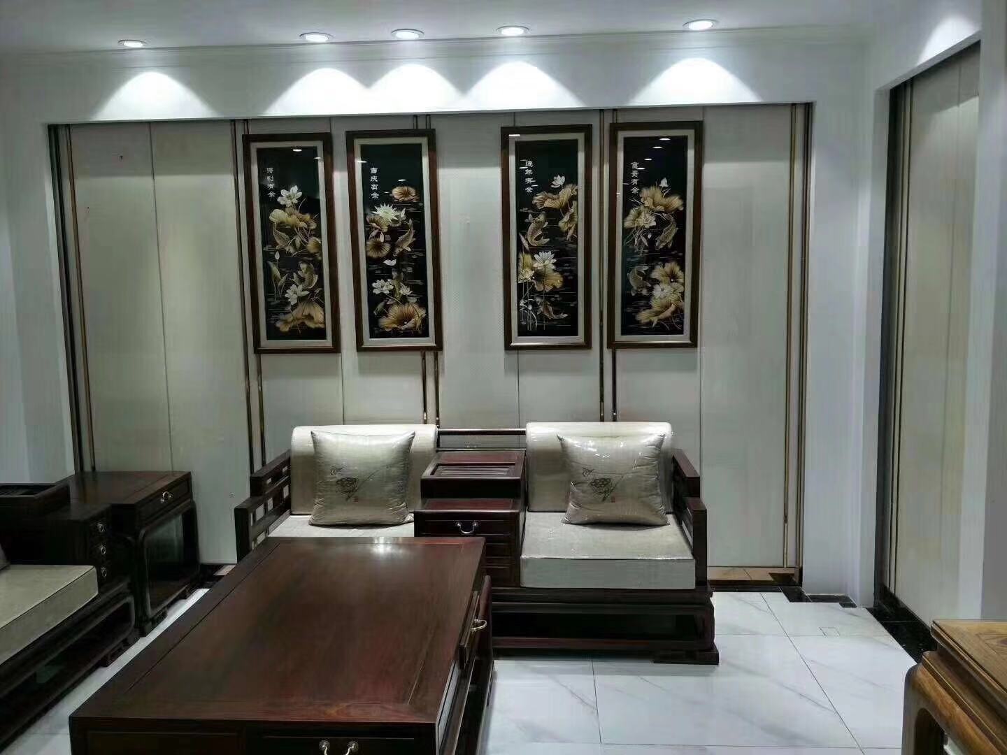 精品四條屏裝飾效果(圖1)